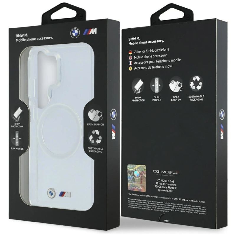 Etui BMW IML Shockproof Metal Logo MagSafe na Samsung Galaxy S26 Ultra - przezroczyste - obrazek 8