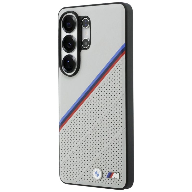 Etui BMW Tricolor Metal Logo MagSafe na Samsung Galaxy S26 Ultra - szare - obrazek 2
