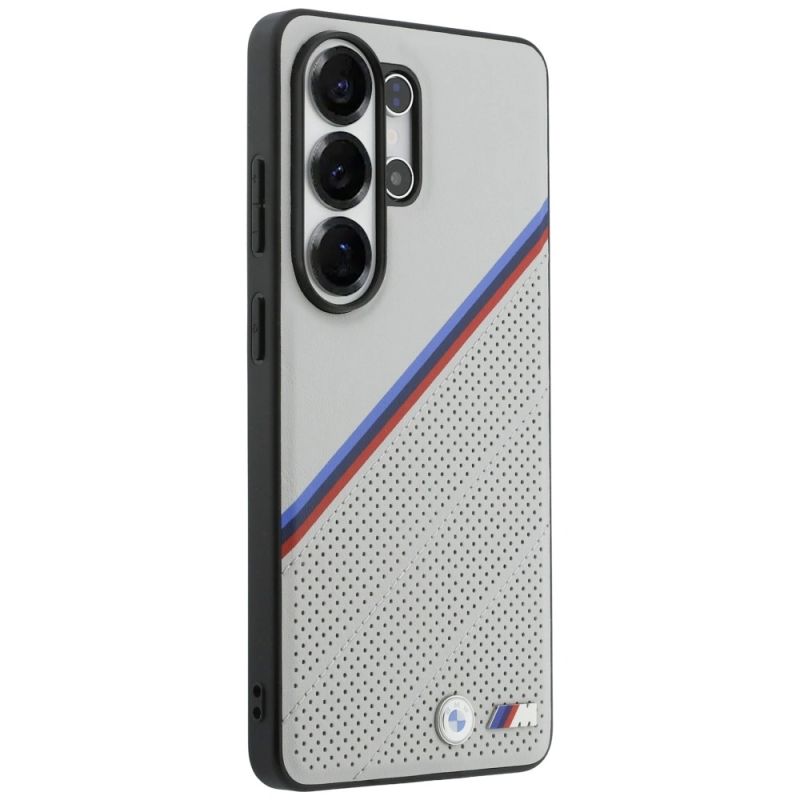 Etui BMW Tricolor Metal Logo MagSafe na Samsung Galaxy S26 Ultra - szare - obrazek 4