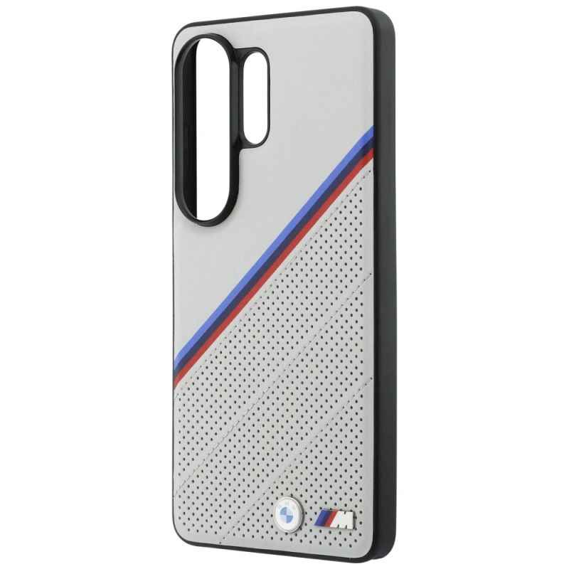 Etui BMW Tricolor Metal Logo MagSafe na Samsung Galaxy S26 Ultra - szare - obrazek 6