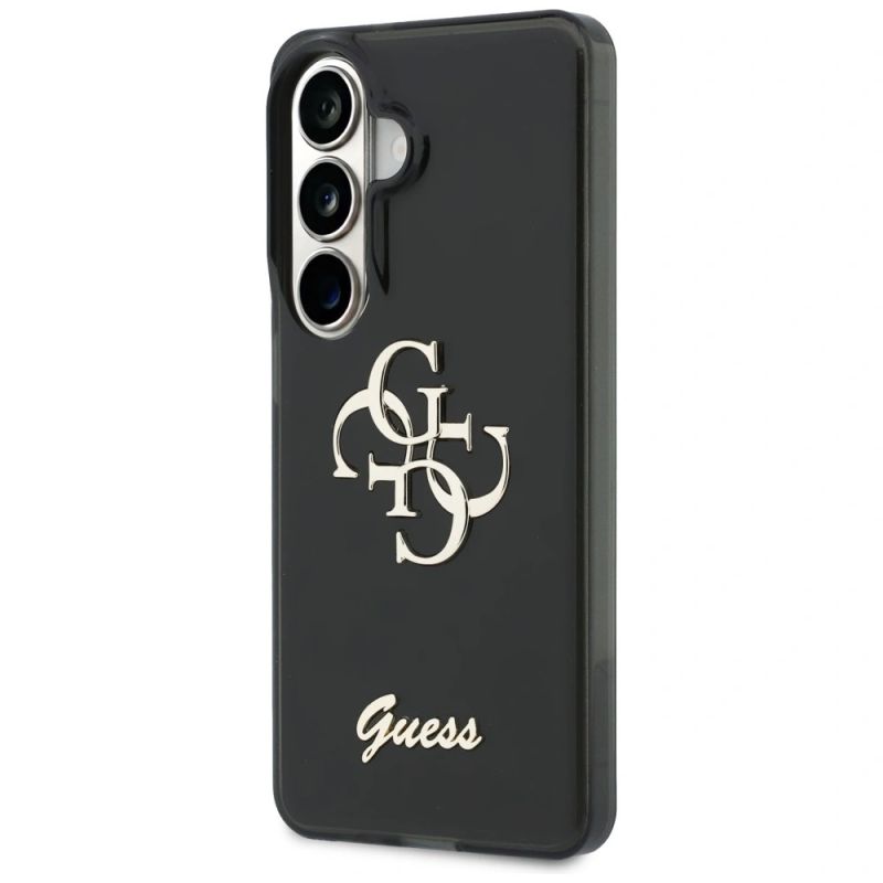 Etui Guess IML Big Metal 4G Script na Samsung Galaxy S26 - czarne - obrazek 2