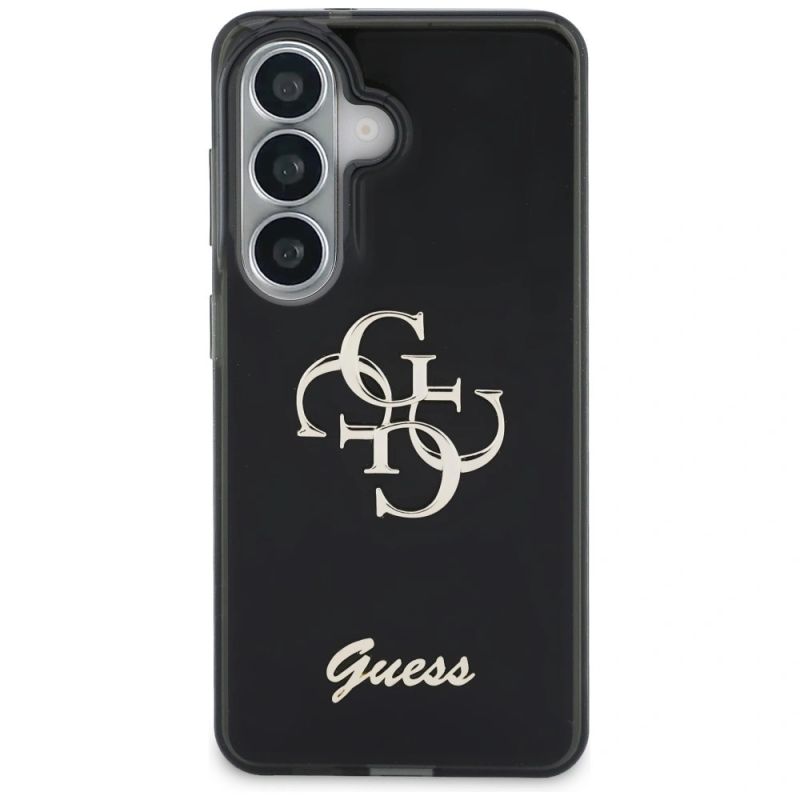 Etui Guess IML Big Metal 4G Script na Samsung Galaxy S26 - czarne - obrazek 3