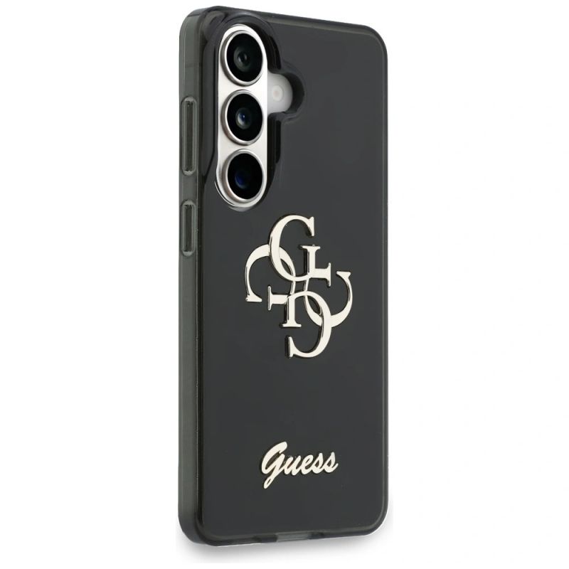 Etui Guess IML Big Metal 4G Script na Samsung Galaxy S26 - czarne - obrazek 4