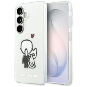 Etui Karl Lagerfeld IML Karl&Choupette MagSafe na Samsung Galaxy S26 - przezroczyste