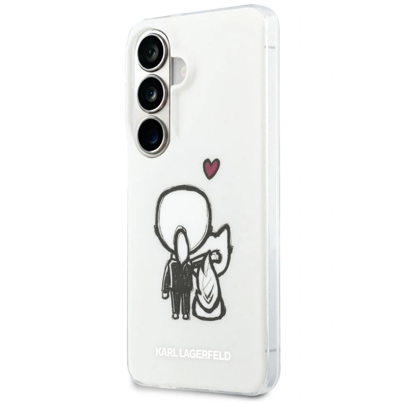 Etui Karl Lagerfeld IML Karl&Choupette MagSafe na Samsung Galaxy S26 - przezroczyste - obrazek 2