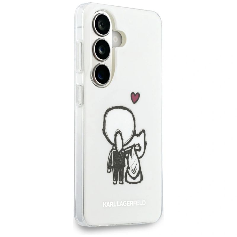 Etui Karl Lagerfeld IML Karl&Choupette MagSafe na Samsung Galaxy S26 - przezroczyste - obrazek 4