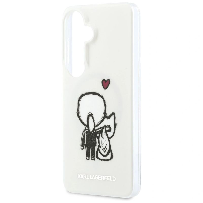 Etui Karl Lagerfeld IML Karl&Choupette MagSafe na Samsung Galaxy S26 - przezroczyste - obrazek 6