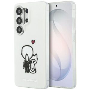 Etui Karl Lagerfeld IML Karl&Choupette MagSafe na Samsung Galaxy S26 Ultra - przezroczyste