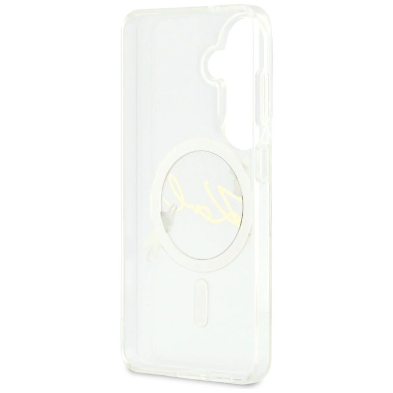 Etui Karl Lagerfeld IML KC Script MagSafe na Samsung Galaxy S26 Plus - przezroczyste - obrazek 7