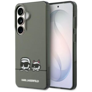 Etui Karl Lagerfeld IML Peekaboo Karl&Choupette MagSafe na Samsung Galaxy S26 - czarne