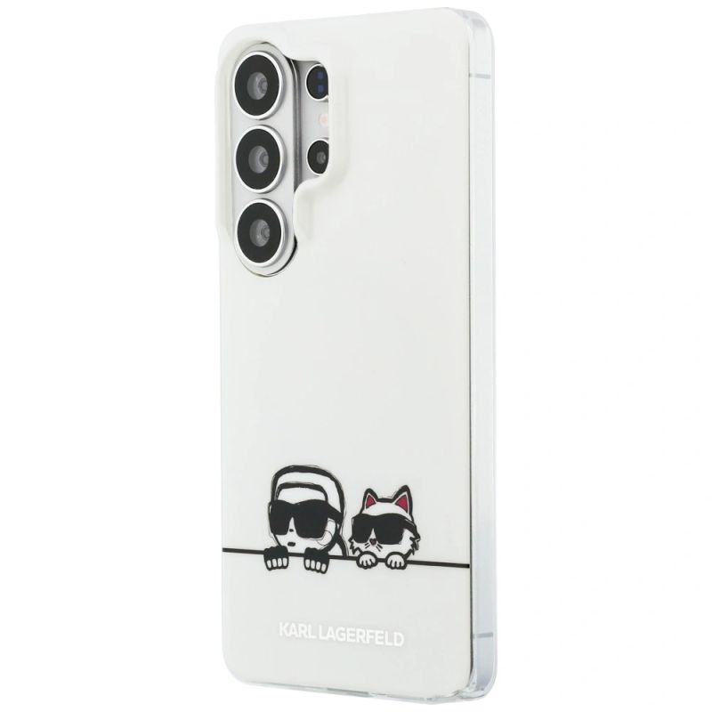 Etui Karl Lagerfeld IML Peekaboo Karl&Choupette MagSafe na Samsung Galaxy S26 Ultra - przezroczyste - obrazek 2