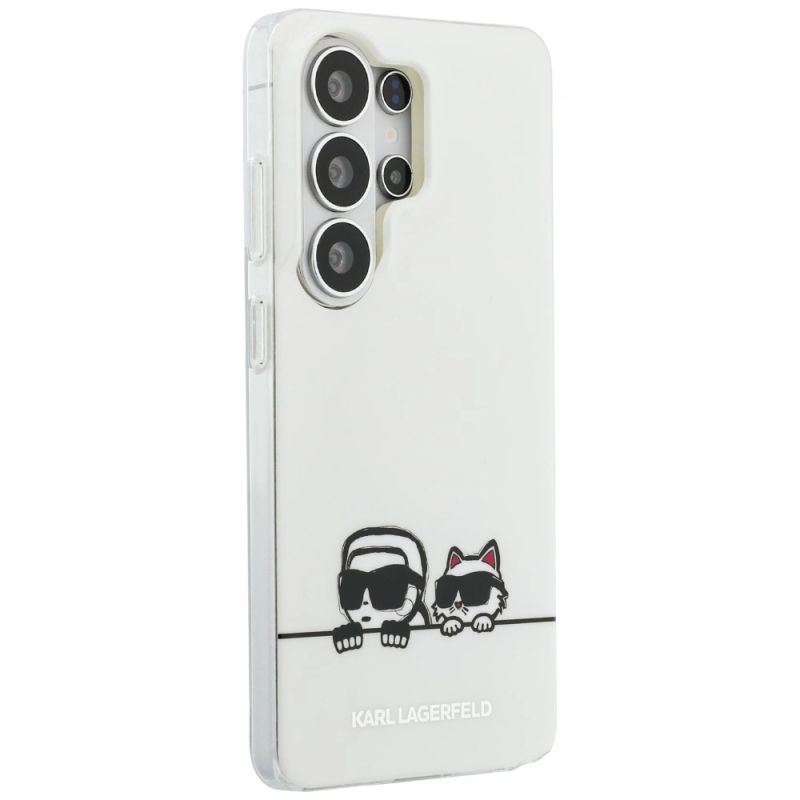 Etui Karl Lagerfeld IML Peekaboo Karl&Choupette MagSafe na Samsung Galaxy S26 Ultra - przezroczyste - obrazek 4