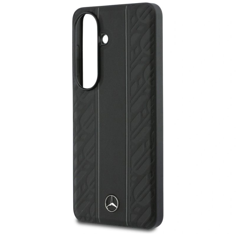 Etui Mercedes Laurel Leaves Vertical Stripes MagSafe na Samsung Galaxy S26 - czarne - obrazek 6