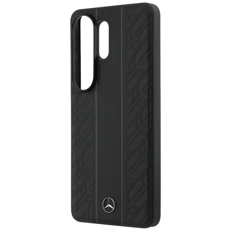 Etui Mercedes Laurel Leaves Vertical Stripes MagSafe na Samsung Galaxy S26 Ultra - czarne - obrazek 6