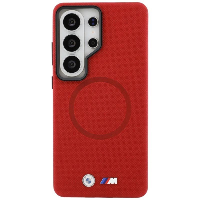 Etui BMW M Metal Logo MagSafe na Samsung Galaxy S26 Ultra - czerwone - obrazek 3