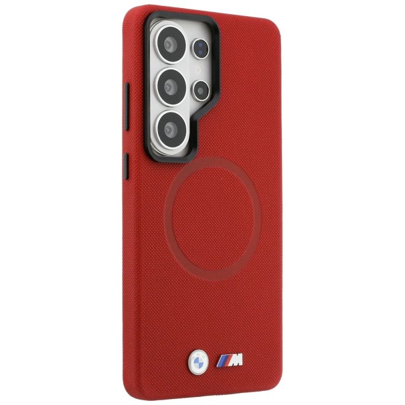 Etui BMW M Metal Logo MagSafe na Samsung Galaxy S26 Ultra - czerwone - obrazek 4