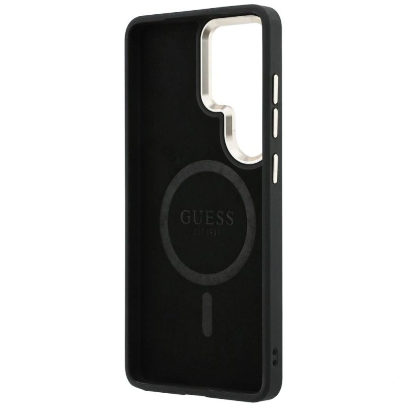Etui Guess 4G Embossed Ring MagSafe na Samsung Galaxy S26 Ultra - brązowe - obrazek 7