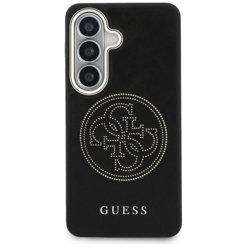 Etui Guess Perforated Logo MagSafe na Samsung Galaxy S26 - czarne - obrazek 3