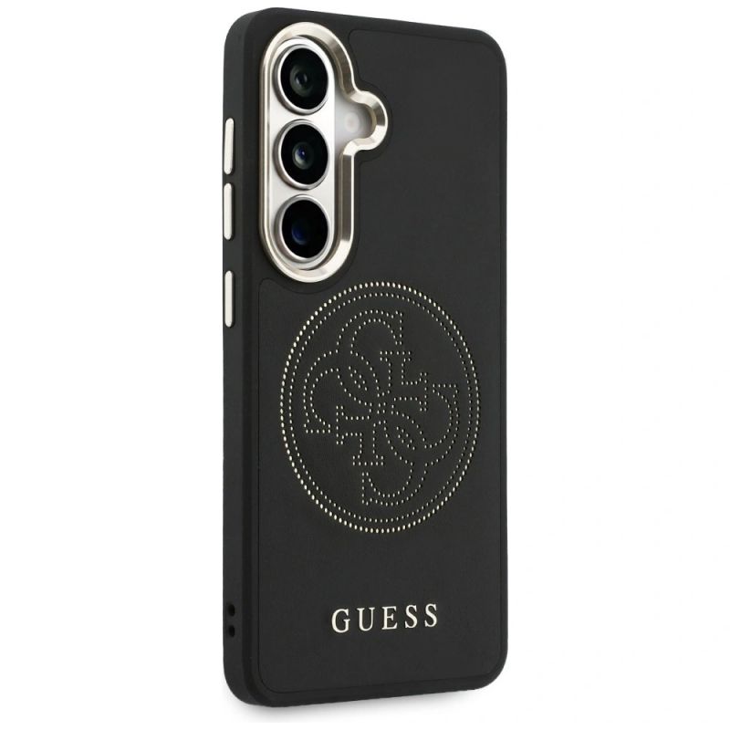 Etui Guess Perforated Logo MagSafe na Samsung Galaxy S26 - czarne - obrazek 4