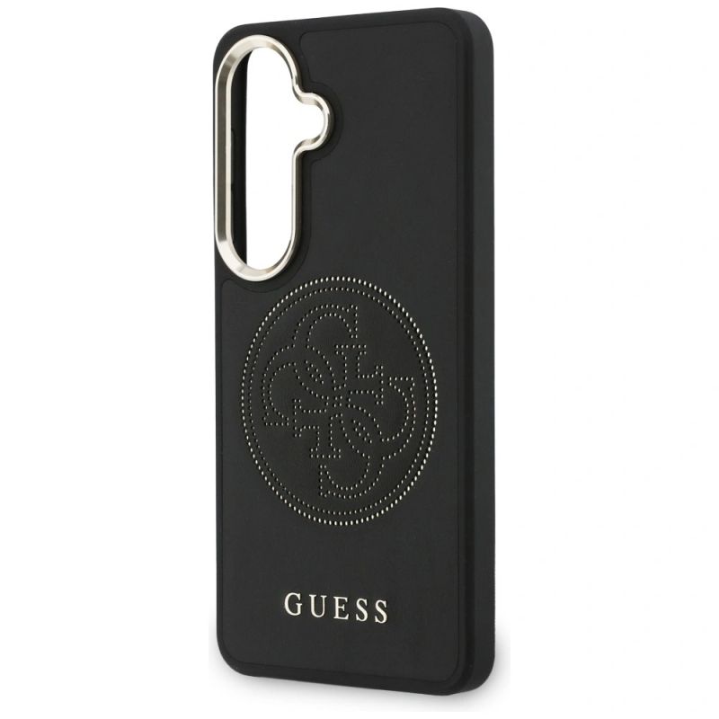 Etui Guess Perforated Logo MagSafe na Samsung Galaxy S26 - czarne - obrazek 6