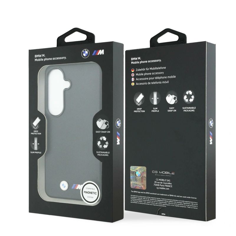 Etui BMW M Metal Logo MagSafe na Samsung Galaxy S26+ - czarne - obrazek 8