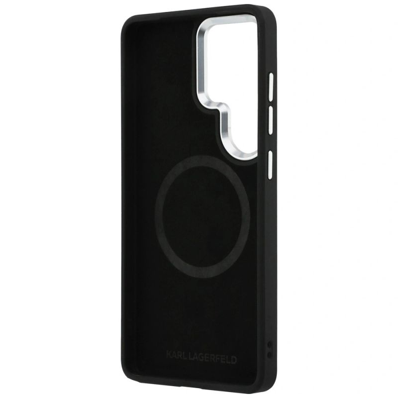 Etui Karl Lagerfeld Perforated KL MagSafe na Samsung Galaxy S26 Ultra - brązowe - obrazek 7