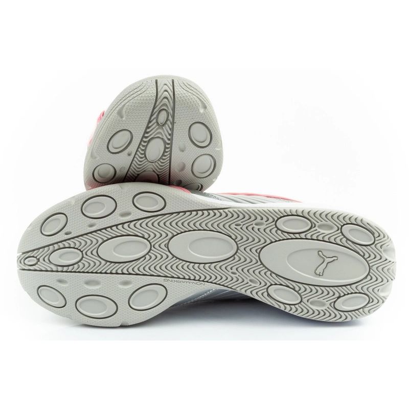 Puma buty sportowe sneakersy młodzieżowe V-S2 Goalgetter modne srebrne - obrazek 9
