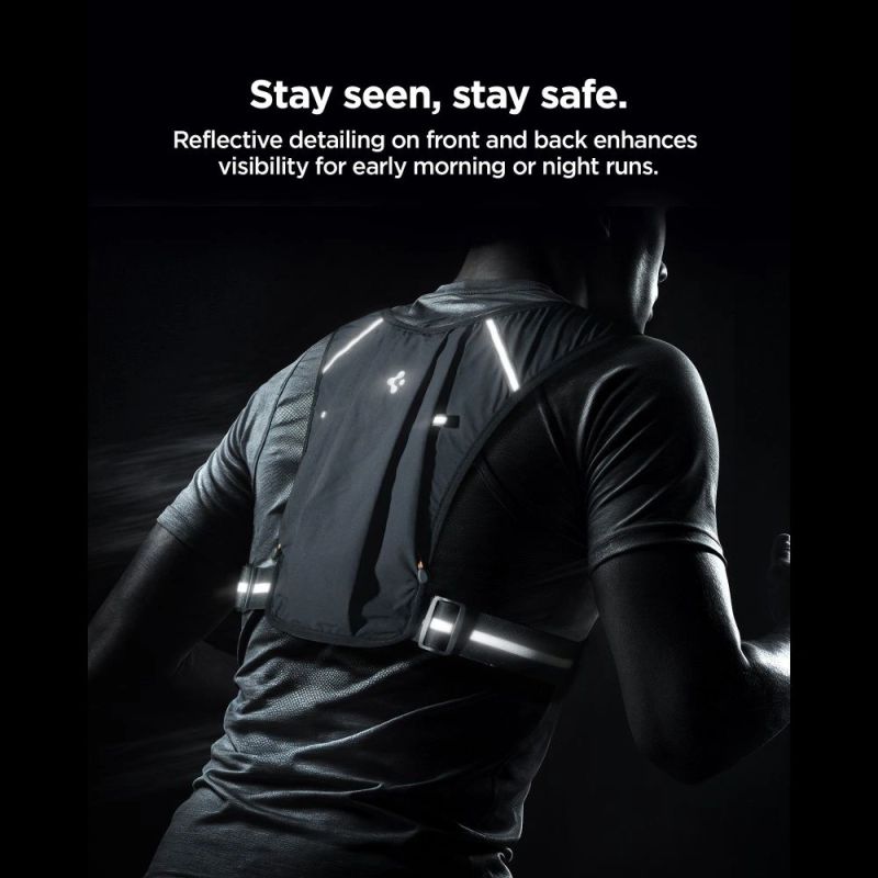 Kamizelka do biegania Spigen A720 Dynamic Shield M-L - czarna - obrazek 13
