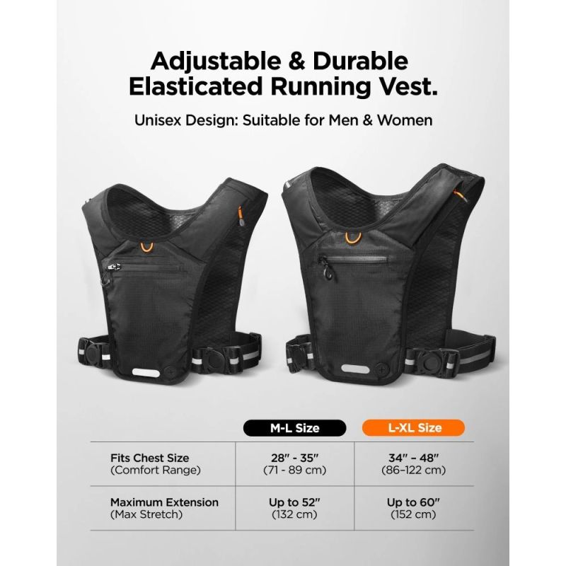 Kamizelka do biegania Spigen A720 Dynamic Shield M-L - czarna - obrazek 14