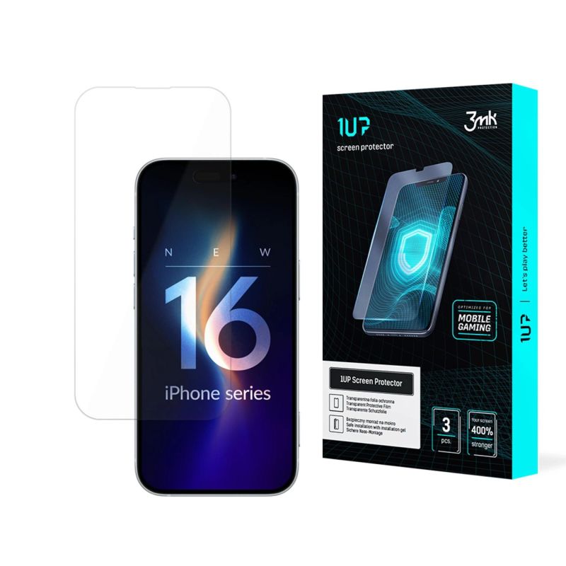 Folia dla graczy 3mk 1UP na iPhone 16 Pro