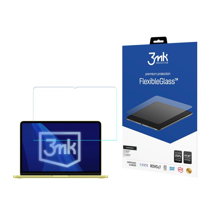 Szkło hybrydowe 3mk FlexibleGlass™ na Apple MacBook Neo (A18 Pro)