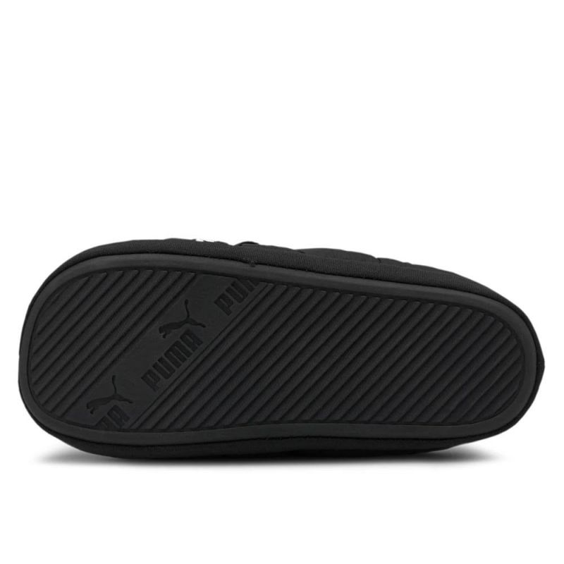 Kapcie klapki męskie/damskie zimowe PUMA SCUFF BLACK czarne ocieplane (384945-01) - obrazek 2