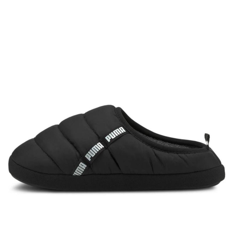 Kapcie klapki męskie/damskie zimowe PUMA SCUFF BLACK czarne ocieplane (384945-01) - obrazek 6
