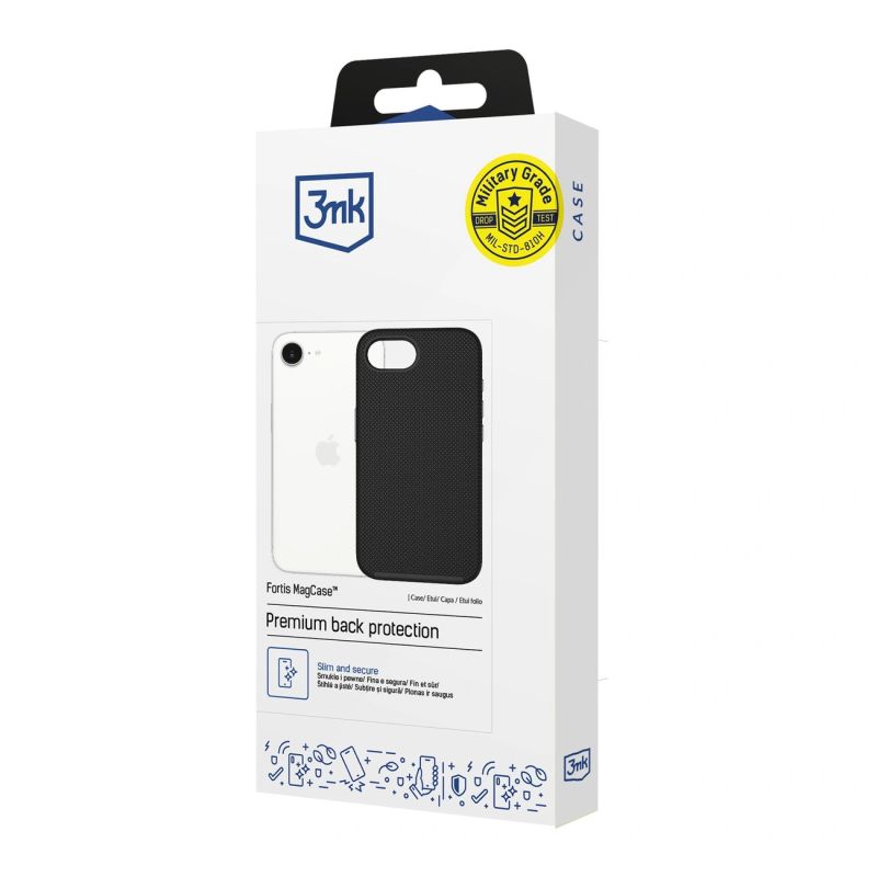 Etui 3mk Fortis MagCase na iPhone 16e / 17e - czarne - obrazek 11