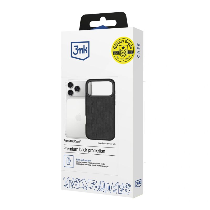 Etui 3mk Fortis MagCase na iPhone 17 Pro Max - czarne - obrazek 11