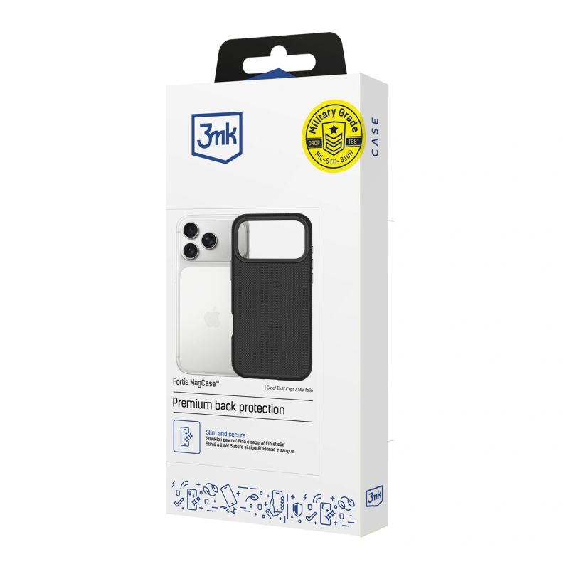 Etui 3mk Fortis MagCase na iPhone 17 Pro Max - czarne - obrazek 22