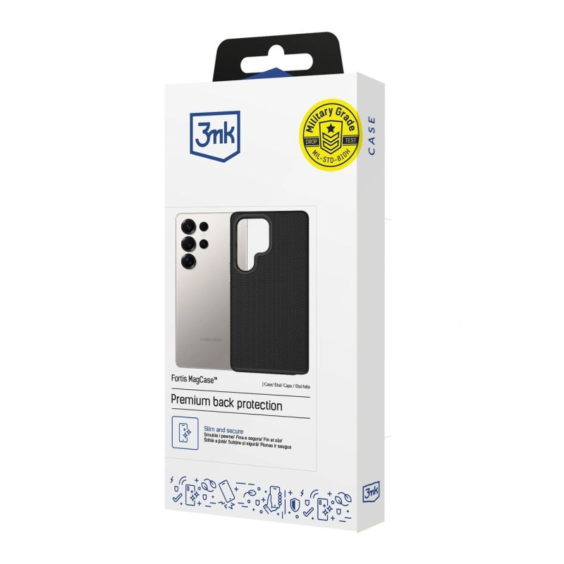 Etui 3mk Fortis MagCase na Samsung Galaxy S25 Ultra - czarne - obrazek 11