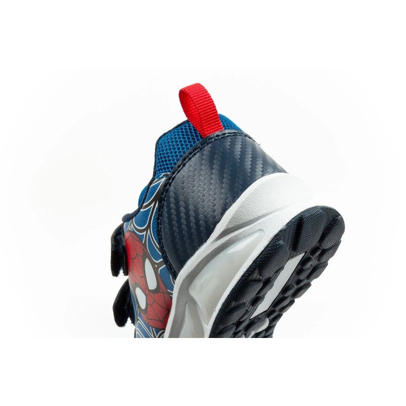 Leomil buty sportowe dziecięce sneakersy Spiderman lekkie na rzep czarne niebieskie - obrazek 7