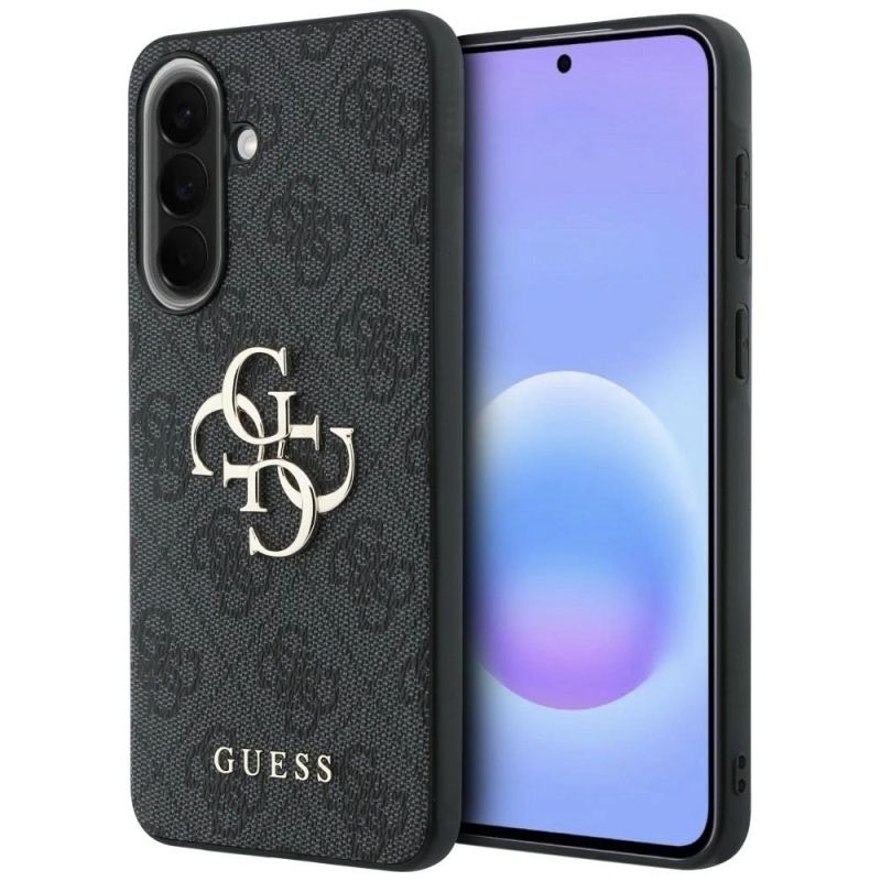 Etui Guess Leather 4G Metal Logo na Samsung Galaxy A37 5G - czarne