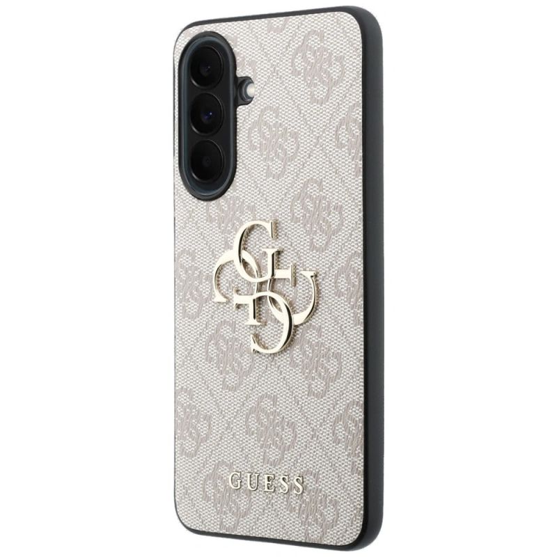 Etui Guess Leather 4G Metal Logo na Samsung Galaxy A37 5G - różowe - obrazek 2
