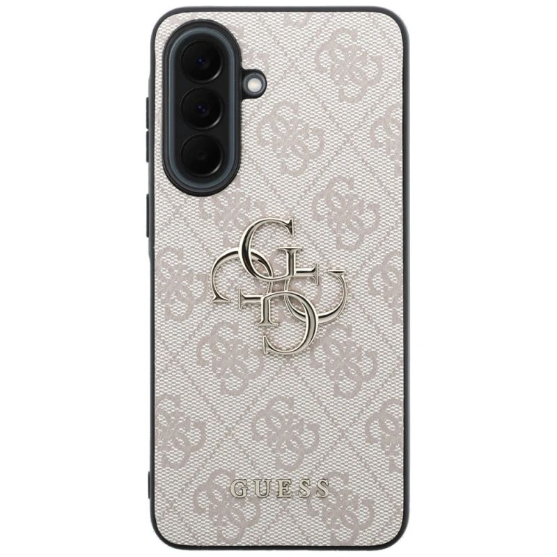Etui Guess Leather 4G Metal Logo na Samsung Galaxy A37 5G - różowe - obrazek 3