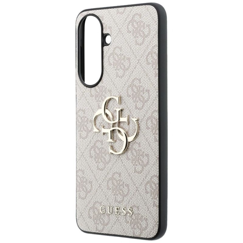 Etui Guess Leather 4G Metal Logo na Samsung Galaxy A37 5G - różowe - obrazek 6