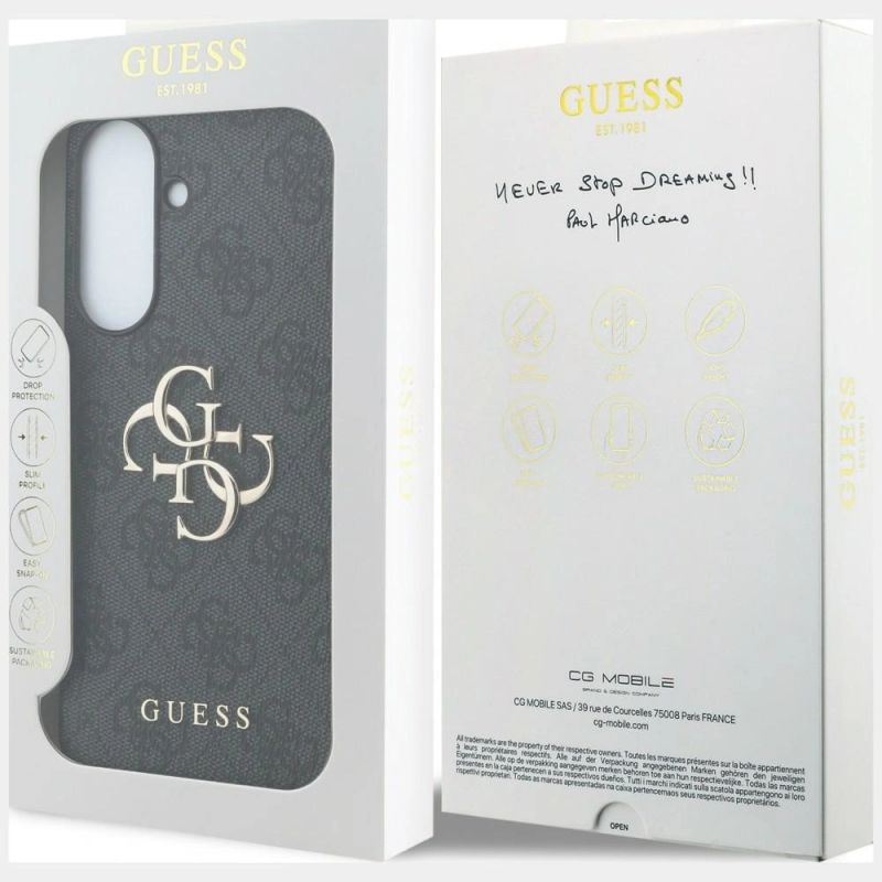 Etui Guess Leather 4G Metal Logo na Samsung Galaxy A57 5G - czarne - obrazek 8