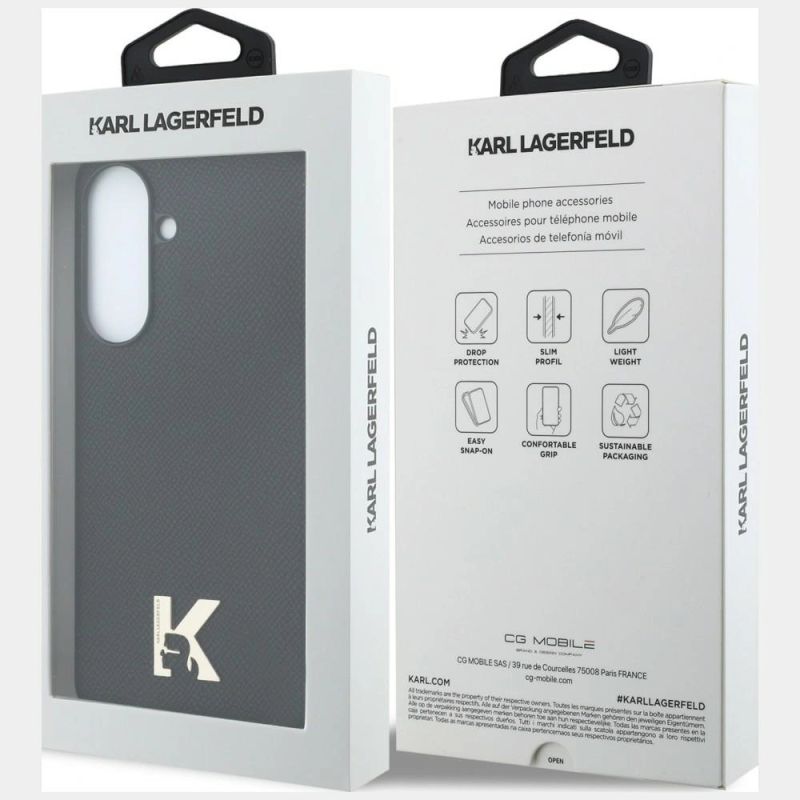 Etui Karl Lagerfeld Karl Head Logo na Samsung Galaxy A57 5G - czarne - obrazek 8