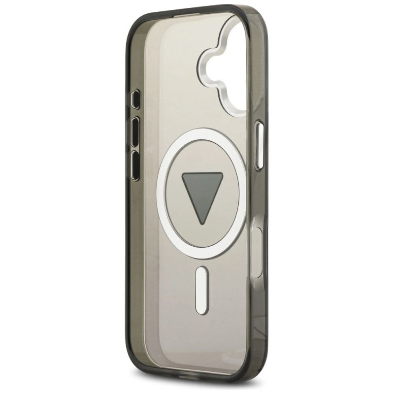 Etui Guess IML Gradient Triangle Logo MagSafe na iPhone 17 - czarne - obrazek 7