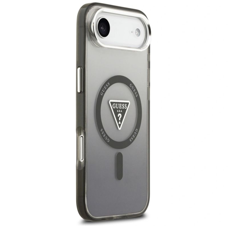 Etui Guess IML Gradient Triangle Logo MagSafe na iPhone Air - czarne - obrazek 4