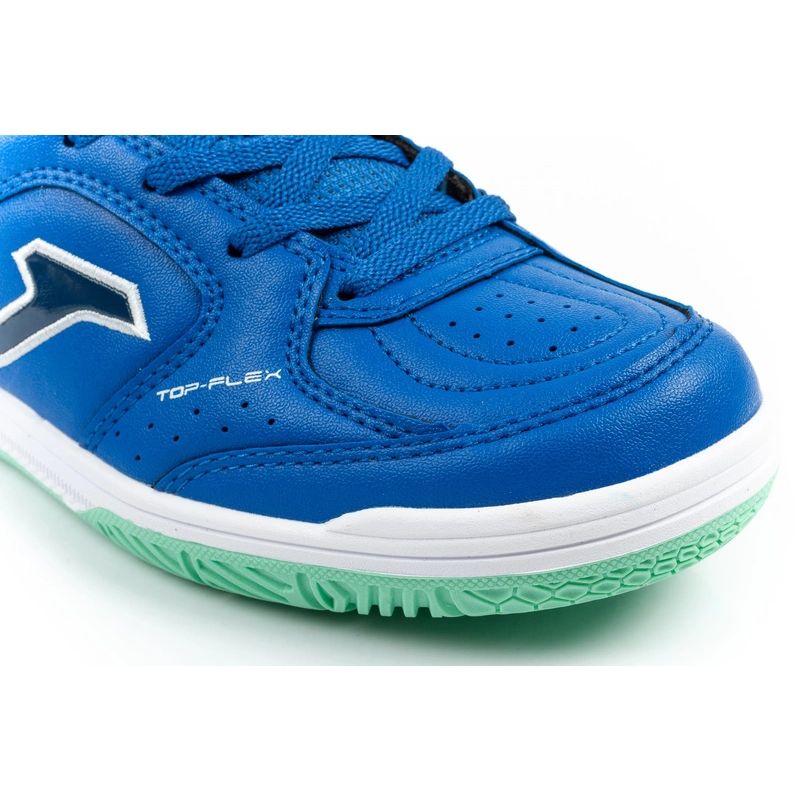 Joma buty sportowe piłkarskie Top Flex 2604 halowe dziecięce niebieskie - obrazek 5