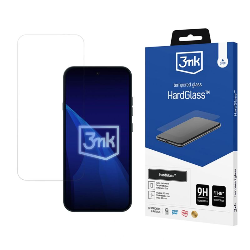 Szkło hartowane 3mk HardGlass™ na Nothing Phone (4a)