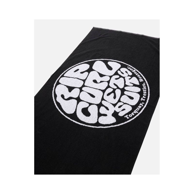 Ręcznik plażowy RIP CURL Logos Towel czarny - obrazek 2