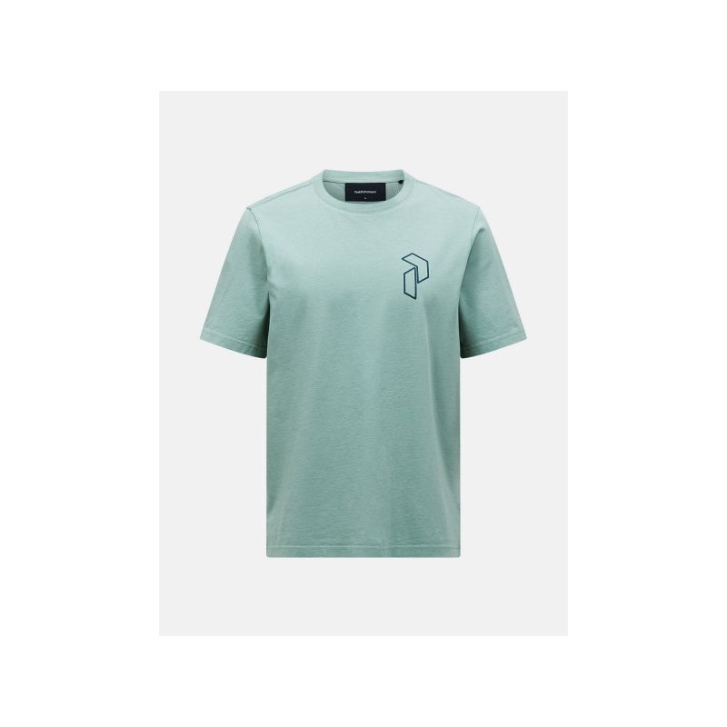 Koszulka męska PEAK PERFORMANCE M Original Graphic Tee kolor zielony